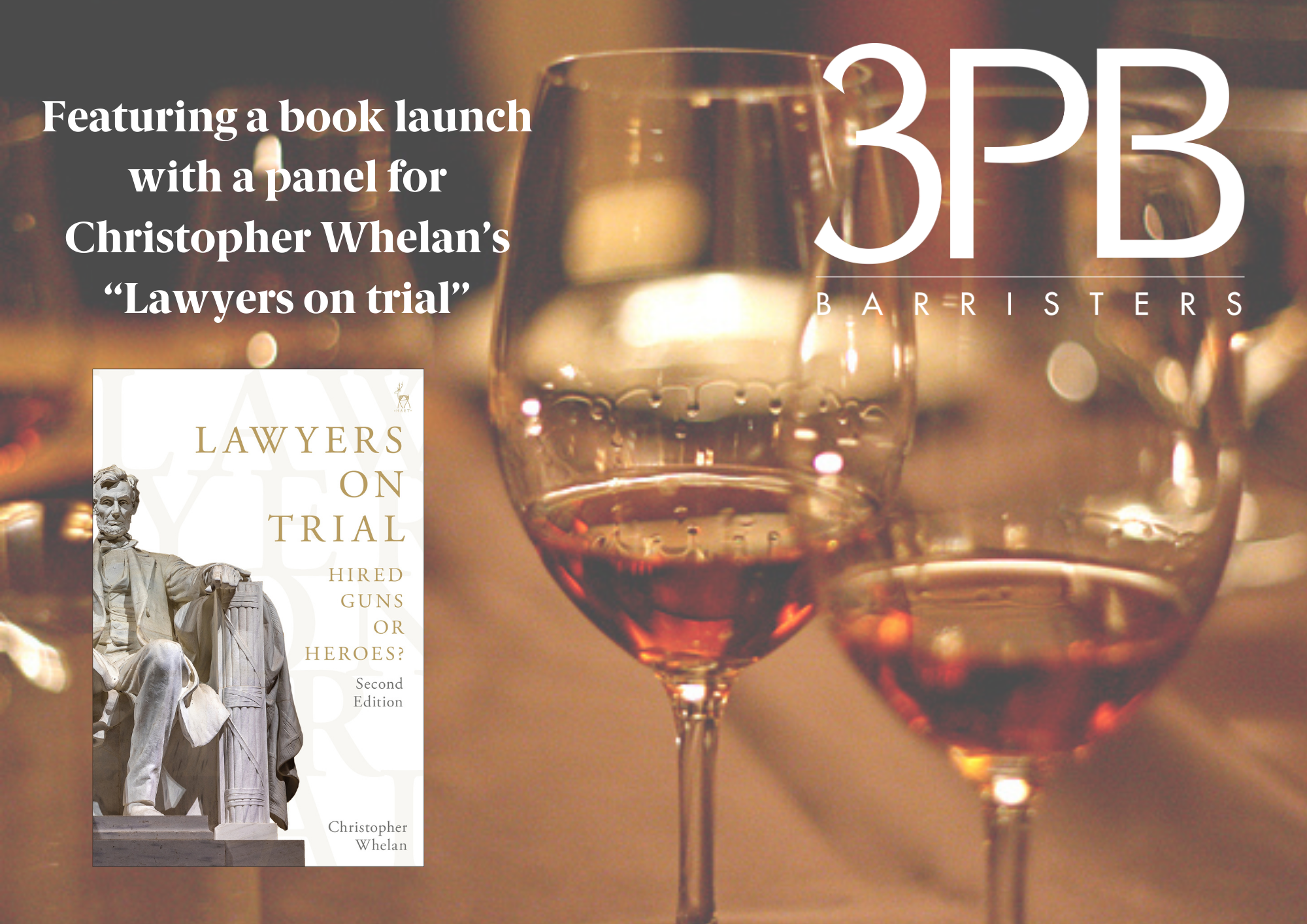 Featuring a book launch with a panel for Christopher Whelans book launch